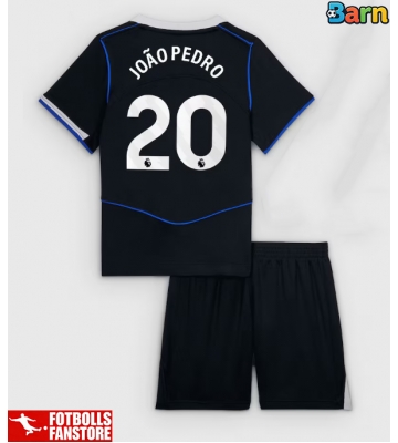 Chelsea Joao Pedro #20 Tredje Tröja Barn 2025-26 Kortärmad (+ Korta byxor)